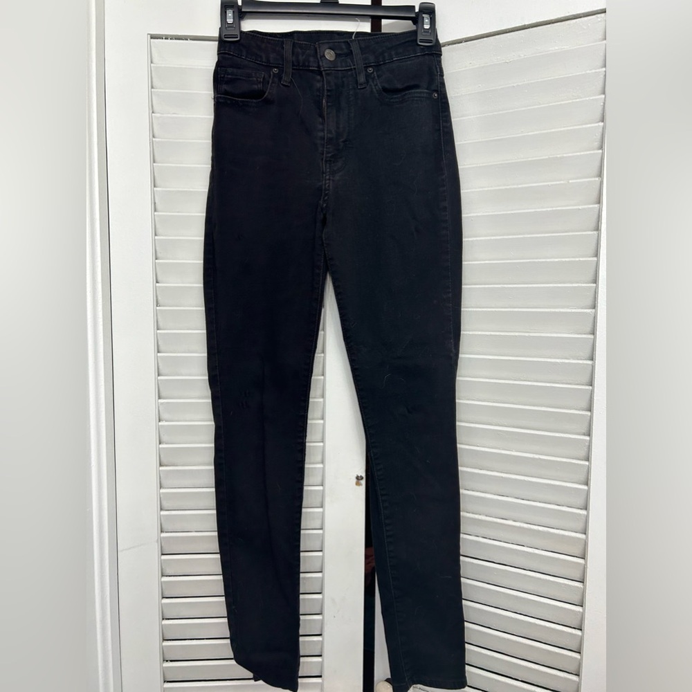 High rise black jeans!